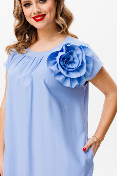 Платье Mubliz 162 голубой - фото 8