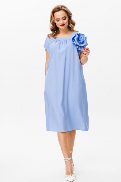 Платье Mubliz 162 голубой - фото 6