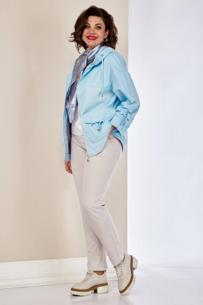 Куртка Shetti 2144 голубой - фото 5