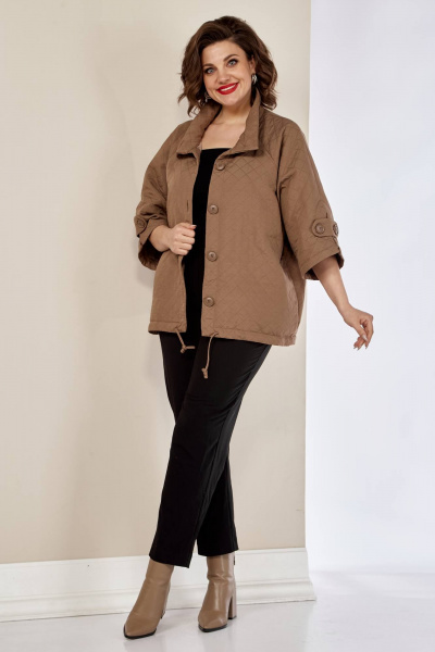 Куртка Shetti 2145 кэмел - фото 6