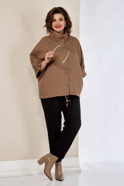 Куртка Shetti 2145 кэмел - фото 2