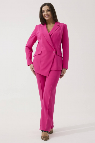 Брюки, жакет Ma Сherie 3048 фуксия - фото 4
