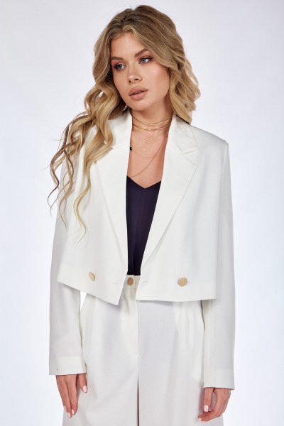 Брюки и жакет из костюмной ткани на лето, свободного силуэта Takka Plus 24-229 - фото 11