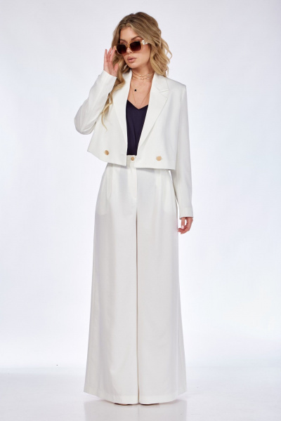 Брюки и жакет из костюмной ткани на лето, свободного силуэта Takka Plus 24-229 - фото 9