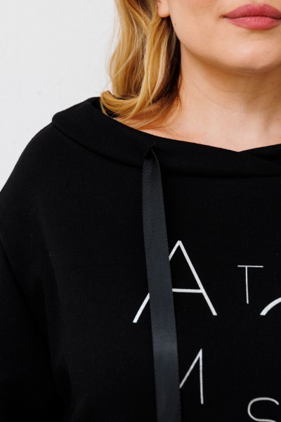 Платье BRELA 2321 печать_серебро_черный - фото 6