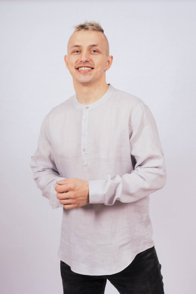 Рубашка Nadex 01-081832/210-24_182 серый - фото 2