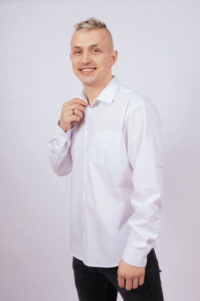 Рубашка Nadex 01-088912/104-24_170 белый - фото 3