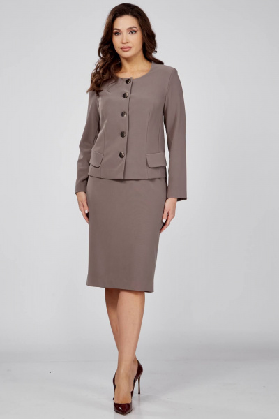 Жакет, юбка Verita 2176 капучино - фото 1