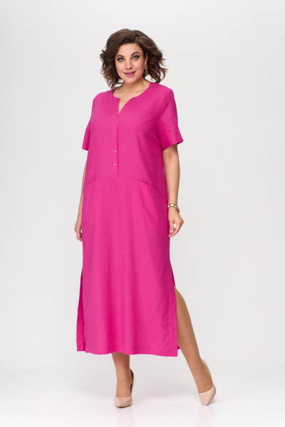 Платье Ollsy 1645 фуксия - фото 1