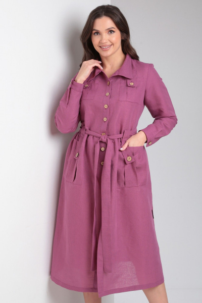 Платье Celentano lite 5019.2 малиновый - фото 10