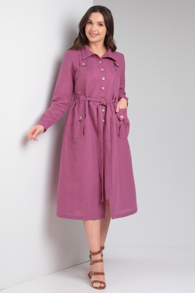 Платье Celentano lite 5019.2 малиновый - фото 9