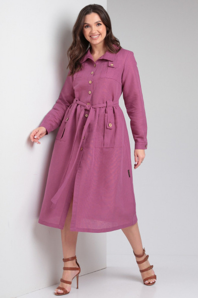 Платье Celentano lite 5019.2 малиновый - фото 1