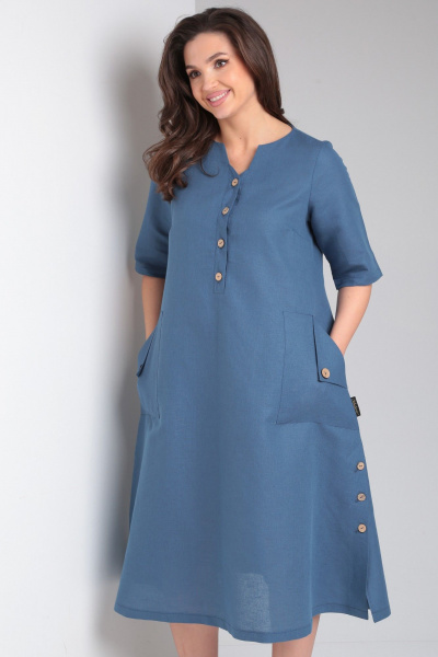 Платье Celentano lite 5026.2 синий - фото 10