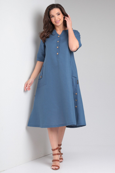 Платье Celentano lite 5026.2 синий - фото 7