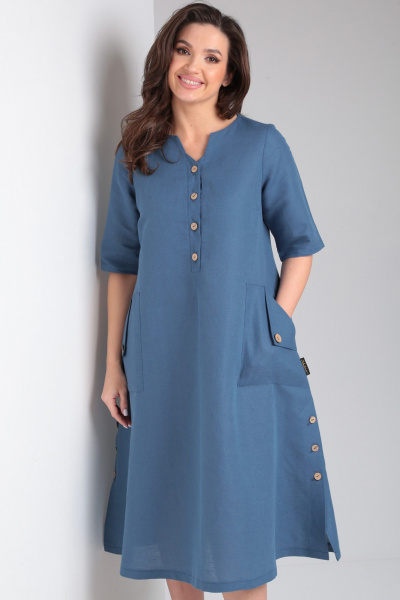 Платье Celentano lite 5026.2 синий - фото 2