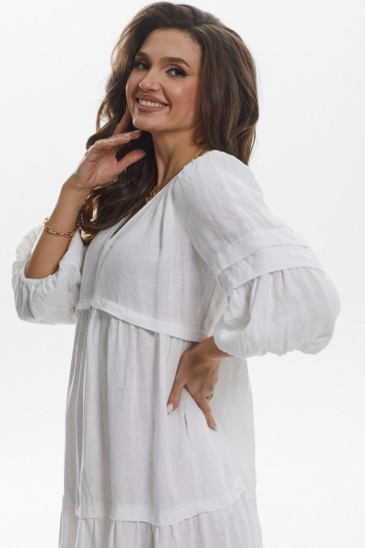 Платье MALI 424-007 молочный - фото 8