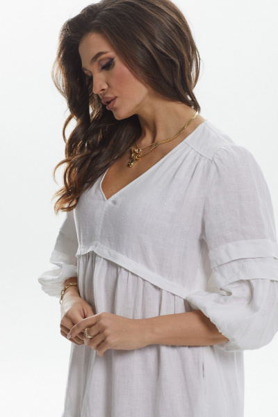 Платье MALI 424-007 молочный - фото 7