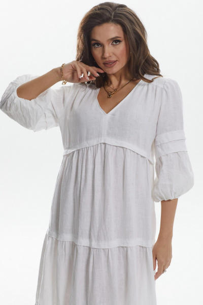 Платье MALI 424-007 молочный - фото 6