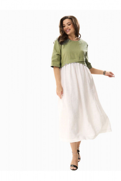 Платье MALI 424-005 яблоко - фото 8