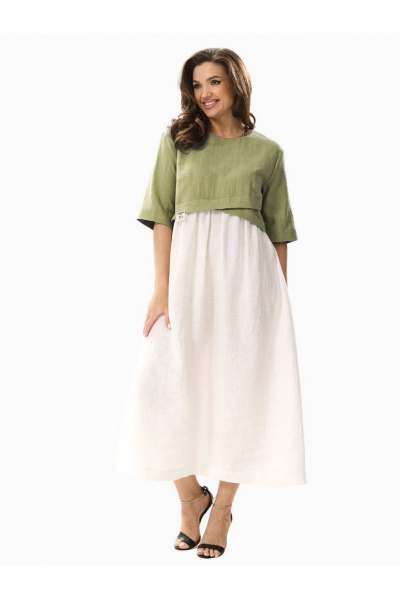 Платье MALI 424-005 яблоко - фото 7