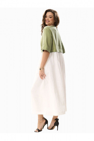 Платье MALI 424-005 яблоко - фото 4