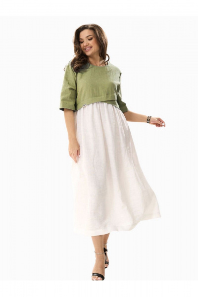 Платье MALI 424-005 яблоко - фото 3