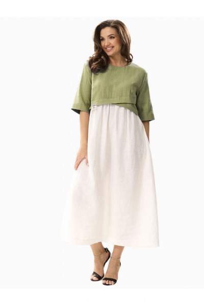 Платье MALI 424-005 яблоко - фото 1