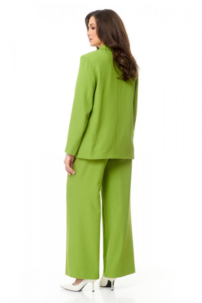 Деловой женский костюм 3 предмета из текстиля Надин-Н 2143 - фото 3