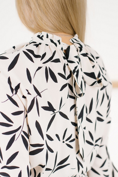 Платье MONA STYLE 22002 черные_цветы - фото 8