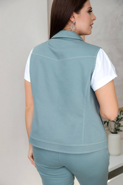 Жилет ASV 2628 голубой - фото 7