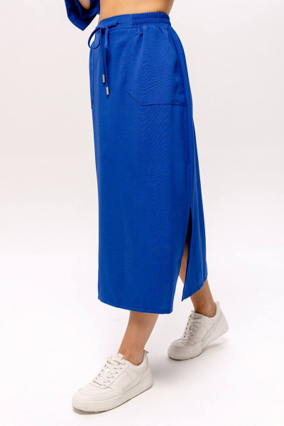 Юбка Romgil 132ЛЛТК ярко-синий - фото 5