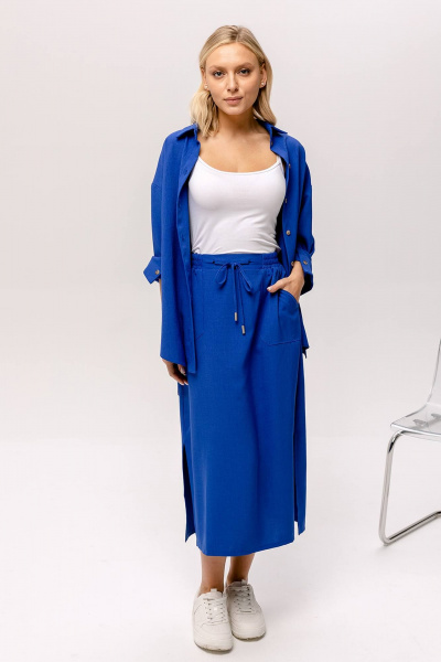 Юбка Romgil 132ЛЛТК ярко-синий - фото 1