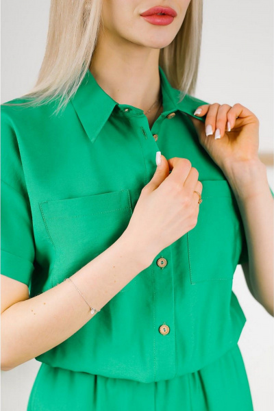 Комбинезон MONA STYLE 24002 зеленый - фото 8