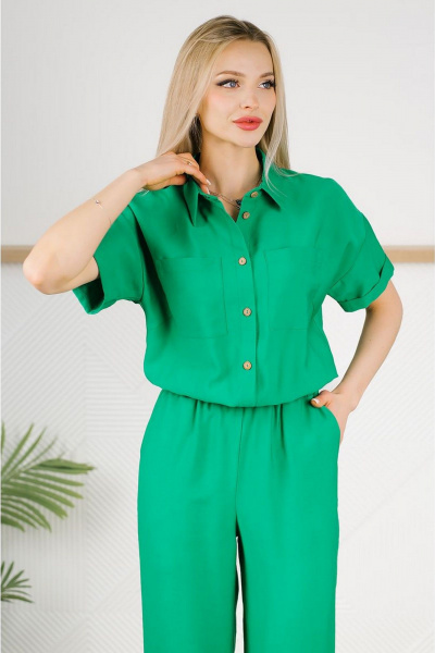 Комбинезон MONA STYLE 24002 зеленый - фото 7