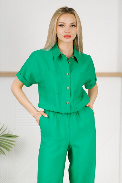Комбинезон MONA STYLE 24002 зеленый - фото 5