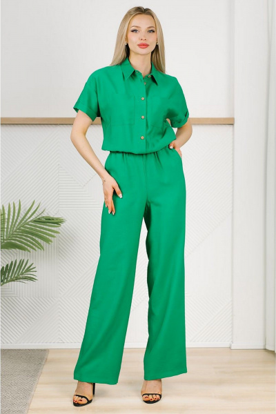 Комбинезон MONA STYLE 24002 зеленый - фото 2