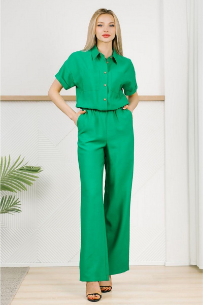 Комбинезон MONA STYLE 24002 зеленый - фото 1