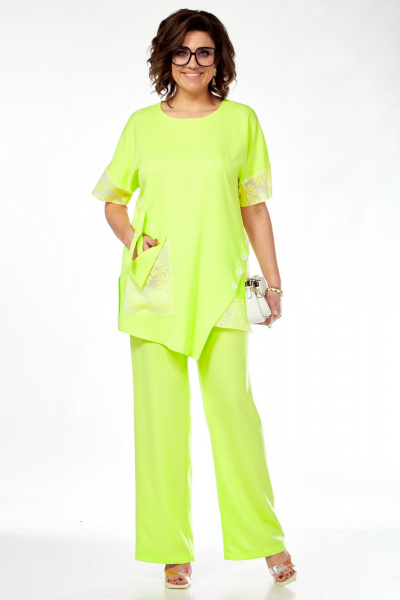 Блуза, брюки VI ORO VR-1126 лайм - фото 5