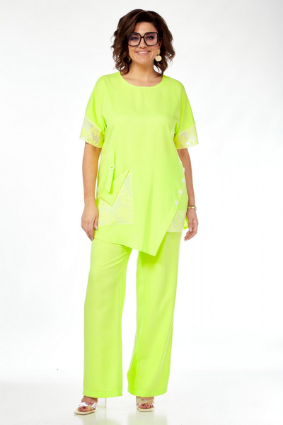 Блуза, брюки VI ORO VR-1126 лайм - фото 1