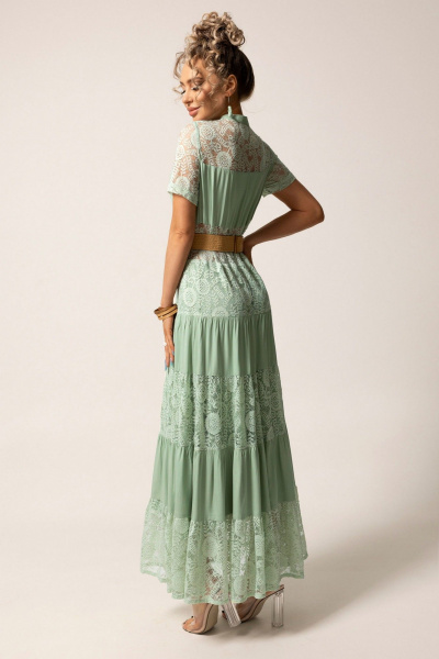 Платье Golden Valley 4917-1 светло-зеленый - фото 3