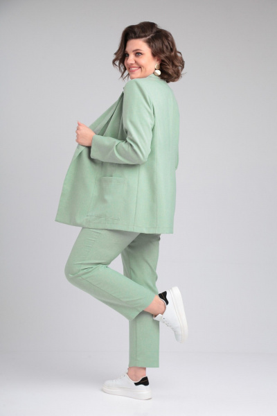 Брюки, жакет ANASTASIA MAK 1175 мятный - фото 3