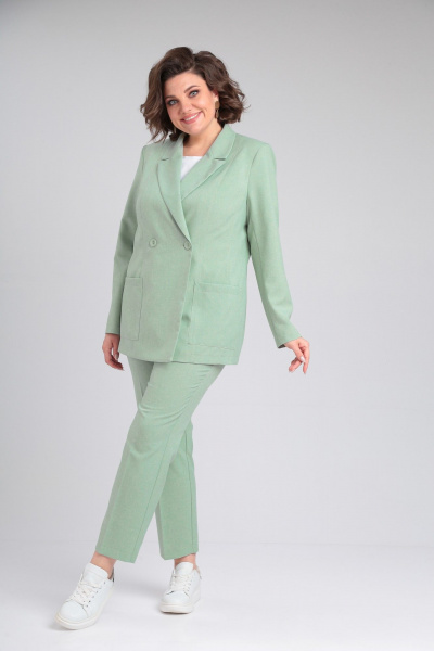 Брюки, жакет ANASTASIA MAK 1175 мятный - фото 1