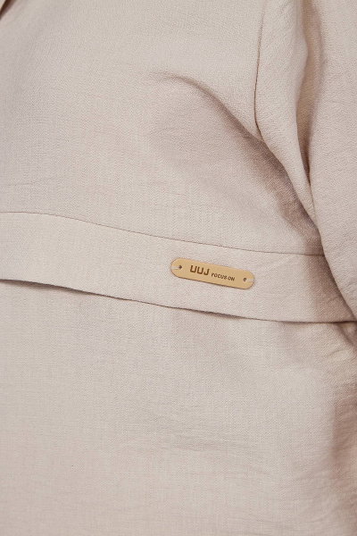 Демисезонный комплект блузка и брюки-бананы из костюмной ткани Algranda А3983 - фото 10