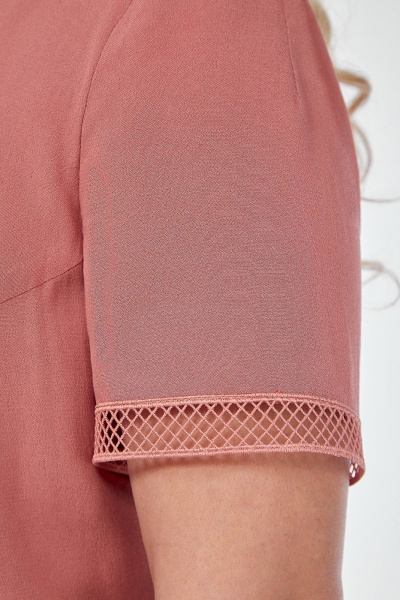 Демисезонный комплект блузка и брюки-бананы из костюмной ткани Algranda А3983 - фото 8