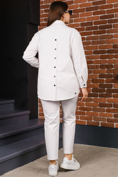 Брюки, куртка TAEMNA 24010/L белый - фото 8