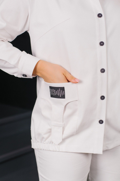 Брюки, куртка TAEMNA 24010/L белый - фото 5