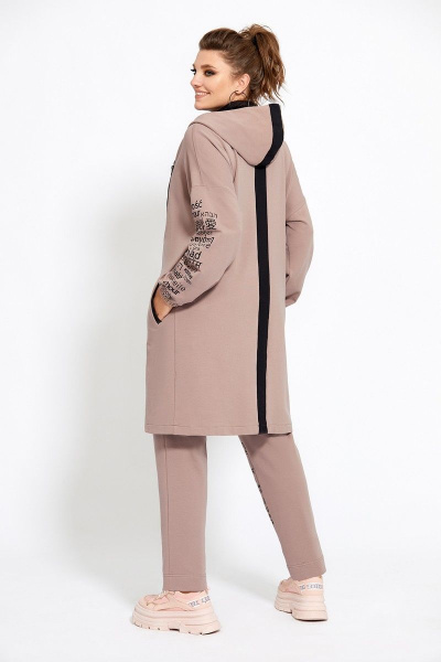 Брюки, кардиган Mubliz 455 капучино - фото 2