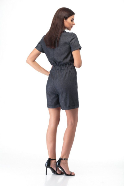 Комбинезон Anelli 852 темно-серый - фото 7