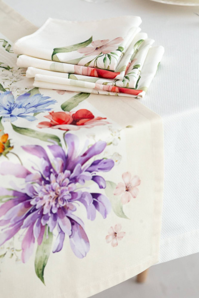 Дорожка для стола с маслостойкой пропиткой и ярким принтом Listelle 314602 - фото 7