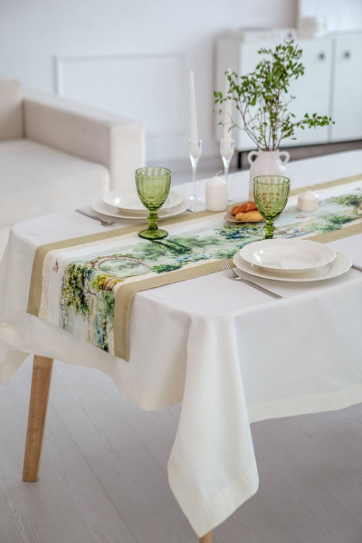 Дорожка на стол с водо- и грязеотталкивающей обработкой Listelle 314702 - фото 6